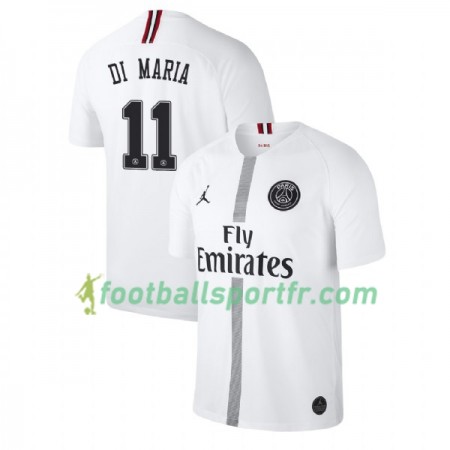 Tenue Paris Saint Germain Di Maria 11 Jordan Blanc Troisième 2018-2019 Maillot de Foot